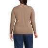 Lands’ End Women’s Plus Size Lightweight Jersey Skimming Long Sleeve Crew Neck T-Shirt(Honey Beige)
