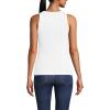 Lands’ End Women’s Pointelle Rib UNeck Tank(White)