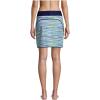 Lands’ End Women’s Quick Dry Board Skort Swim Skirt(Paradise Aqua Space Dye)
