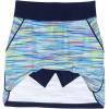 Lands’ End Women’s Quick Dry Board Skort Swim Skirt(Paradise Aqua Space Dye)