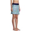 Lands’ End Women’s Quick Dry Board Skort Swim Skirt(Paradise Aqua Space Dye)