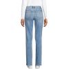Lands’ End Women’s Recover High Rise Straight Leg Blue Jeans(Beau Blue)
