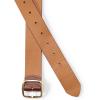Lands’ End Women’s Reversible Denim Belt(Brown/Cognac)