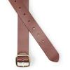 Lands’ End Women’s Reversible Denim Belt(Brown/Cognac)