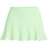 Lands’ End Women’s Ruffle Hem Mini Swim Skirt(Icy Mint/White)