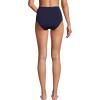 Lands’ End Women’s Sculpting Suit Chlorine Resistant Targeted Control Retro High Waisted Bikini Swim Bottoms(Deep Sea Navy)