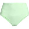 Lands’ End Women’s Sculpting Suit Chlorine Resistant Targeted Control Retro High Waisted Bikini Swim Bottoms(Icy Mint Green)