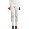 Lands’ End Women’s Silk Interlock Long Underwear Leggings Pants(Ivory)