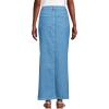 Lands’ End Women’s Soft Denim Maxi Skirt(Hutton Blue Wash)