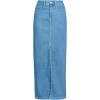 Lands’ End Women’s Soft Denim Maxi Skirt(Hutton Blue Wash)