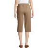 Lands’ End Women’s Sport Knit High Rise Elastic Waist Capri Pants(Rich Camel)