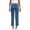 Lands’ End Women’s Starfish High Rise Knit Denim Straight Crop Jeans(Medium Sea Blue)