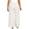 Lands’ End Women’s Starfish High Rise Palazzo Pants(Ivory)