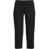 Lands’ End Women’s Starfish Mid Rise Pull-On Crop Pants(Black)