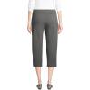 Lands’ End Women’s Starfish Mid Rise Pull-On Crop Pants(Charcoal Heather)