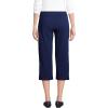 Lands’ End Women’s Starfish Mid Rise Pull-On Crop Pants(Deep Sea Navy)
