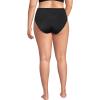 Lands’ End Women’s Tugless High Waisted Bikini Bottoms(Black)