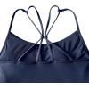 Lands’ End Women’s Tugless Quickdry Adjustable Strappy Back Tankini Top(Deep Sea Navy)