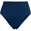Lands’ End Women’s Tugless Quickdry High Waisted High Leg Bikini Bottoms(Deep Sea Navy)