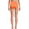 Lands’ End Women’s Tugless Quickdry High Waisted High Leg Bikini Bottoms(Neon Tangerine)