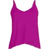 Lands’ End Women’s Tulip Hem Tankini Top(Crimson Rose)