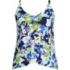 Lands’ End Women’s Tulip Hem Tankini Top(Deep Sea Navy Multi Floral)