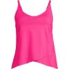 Lands’ End Women’s Tulip Hem Tankini Top(Prism Pink)