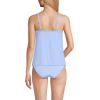 Lands’ End Women’s Tulip Hem Tankini Top(Soft Cloud Blue)