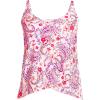 Lands’ End Women’s Tulip Hem Tankini Top(Wood Lily Multi Floral Paisley)