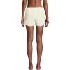 Lands’ End Women’s Woven Packable 3″ Dolphin Hem Swim Cover-up Shorts(Egret White)