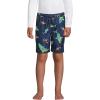 Lands’ End B Swim Trunks Deep Sea Navy Tie Dye Sharks Kids Husky XX-Large