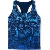 Lands’ End Big Girls UPF 50 Racerback Tankini Swimsuit Top(Deep Sea Navy Tonal Sea Life)