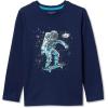 Lands’ End Boys Graphic T Shirt(Deep Sea Navy Space Surfer)