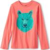 Lands’ End Boys Graphic T Shirt(Peachy Bear)
