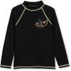 Lands’ End Boys Husky Long Sleeve UPF 50 Sun Protection Rash Guard(Black)