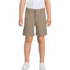 Lands’ End Boys Husky Sport Active Performance Chino Shorts 8 Khaki