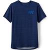 Lands’ End Boys Performance Tee Shirt(Deep Sea Navy Space Dye)