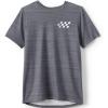 Lands’ End Boys Performance Tee Shirt(Gray Space Dye)