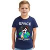 Lands’ End Boys’ Soft Cotton Short Sleeve Graphic T-Shirt(Deep Sea Navy)