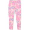 Lands’ End Girls Active Leggings(Pink Marble)