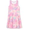 Lands’ End Girls Athletic Active Tank Top Dress(Pink Marble)