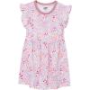 Lands’ End Girls Gathered Waist Tunic Top(Pink Garden)