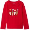 Lands’ End Girls Graphic Tee Shirt(Apple Red Unity)