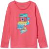 Lands’ End Girls Graphic Tee Shirt(Hot Pink Camera)