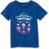 Lands’ End Girls Graphic Tee(Midnight Blue Space)