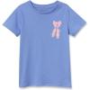 Lands’ End Girls Graphic Tee(Purple Ballet Slipper)