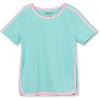 Lands’ End Girls Short Sleeve Performance Tee(Aruba Blue)