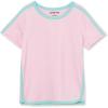 Lands’ End Girls Short Sleeve Performance Tee(Fairy Tale Pink)