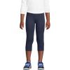 Lands’ End Girls Tough Cotton Capri Leggings(Classic Navy)