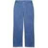 Lands’ End Girls Woven Pull On Utility Cargo Pants(Gray Blue)